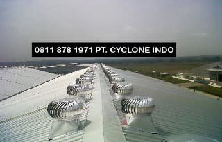 Pemasangan Turboair Turbine Ventilator proyek 31